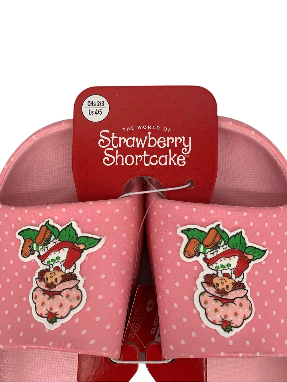 Strawberry Shortcake Foam Slip-On Sandals W4/5 or K2/3 (GirlhoodCore 70’s 80’s) - Picture 5 of 6
